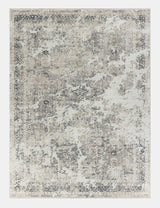 Sia Slate Transitional Fringe Rug