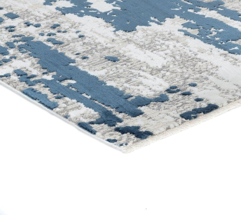 Sia Midnight Transitional Fringe Rug – Lost Design Society