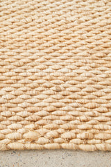 Honeycomb Natural Jute Rug