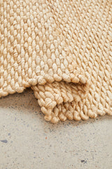 Honeycomb Natural Jute Rug