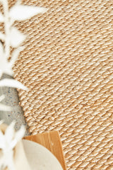 Honeycomb Natural Jute Rug