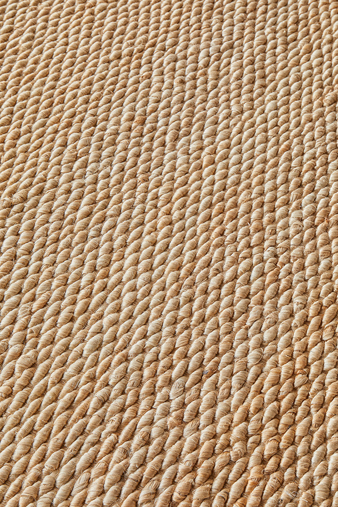 Honeycomb Natural Jute Rug