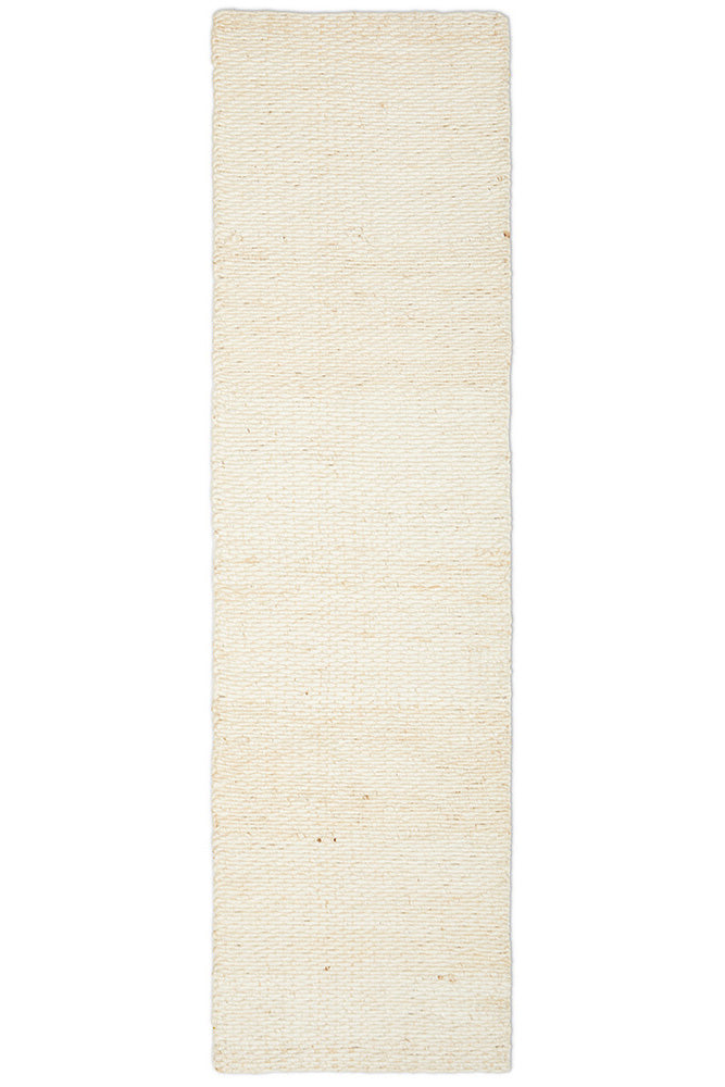 Honeycomb Natural Bleach Jute Rug