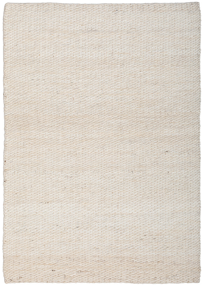 Honeycomb Natural Bleach Jute Rug