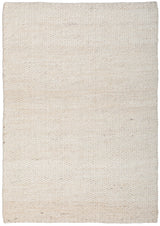 Honeycomb Natural Bleach Jute Rug