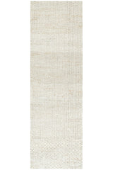 Honeycomb Natural Bleach Jute Rug