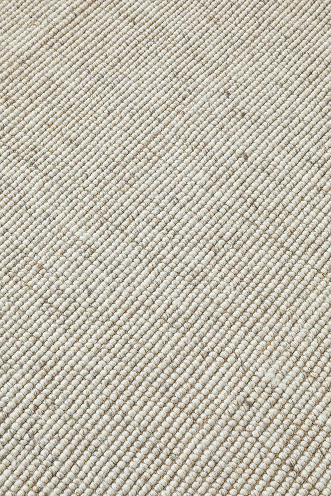 Mallow Wool Jute Beige Rug