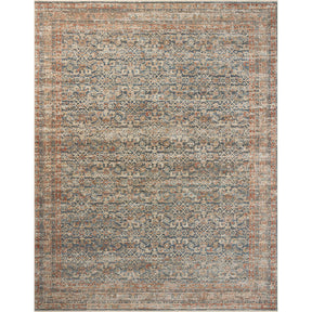 Royal Azure Persian Inspired Very Thin Rug - Lost Design Society