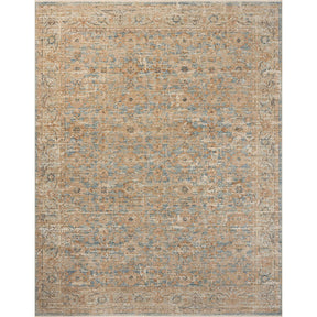 Antique Look Ocean Mist Very Thin Rug - Lost Design Society
