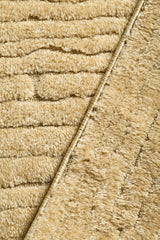 Camel Linear Textured Glam Rug