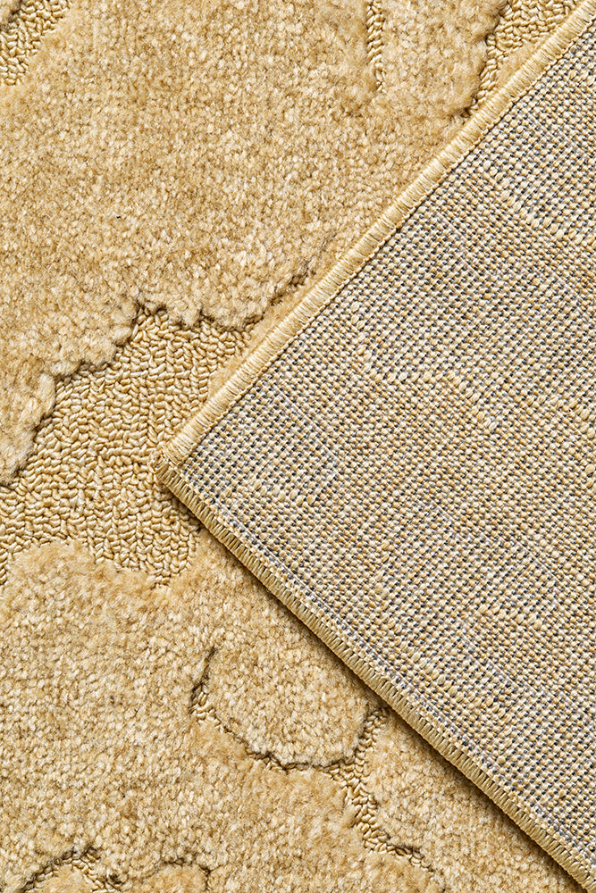 Camel Textured Glam Rug