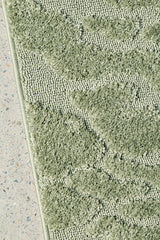 Sage Textured Glam Rug