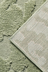 Sage Textured Glam Rug