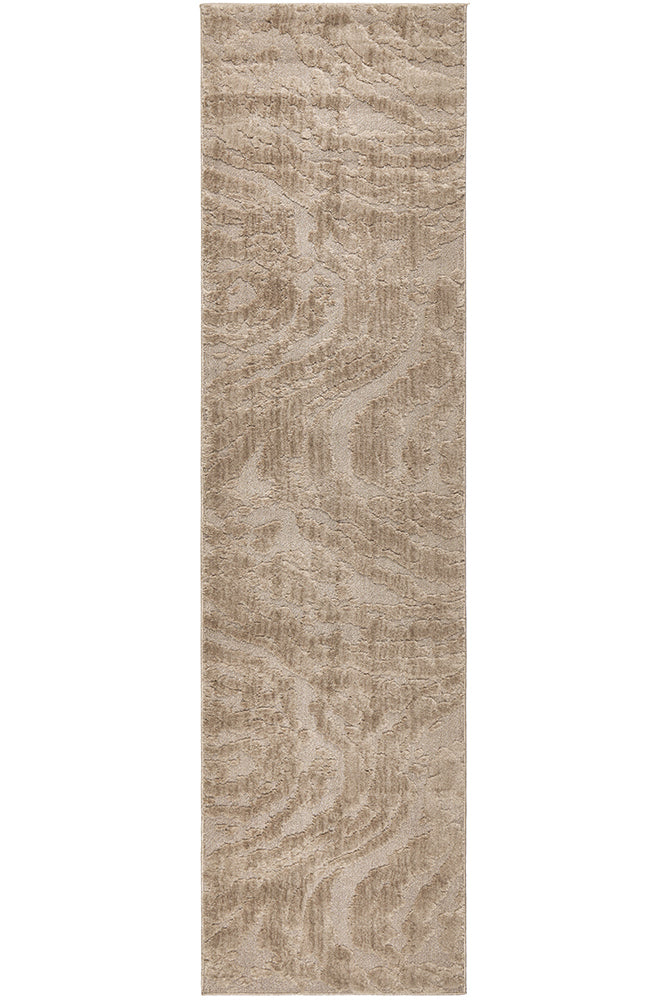 Cacao Textured Glam Rug