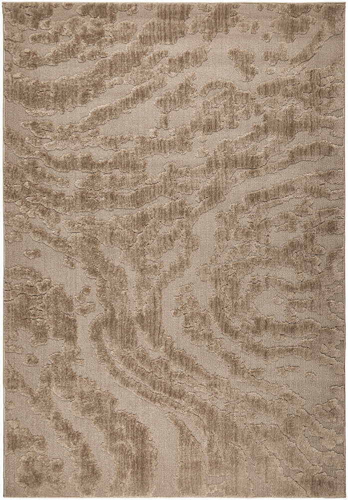 Cacao Textured Glam Rug