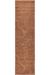 Rust Textured Glam Rug