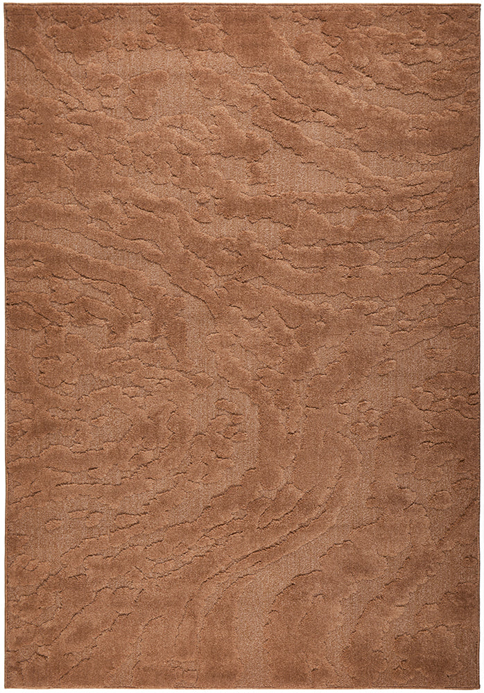 Rust Textured Glam Rug