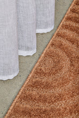 Rust Arched Glam Rug