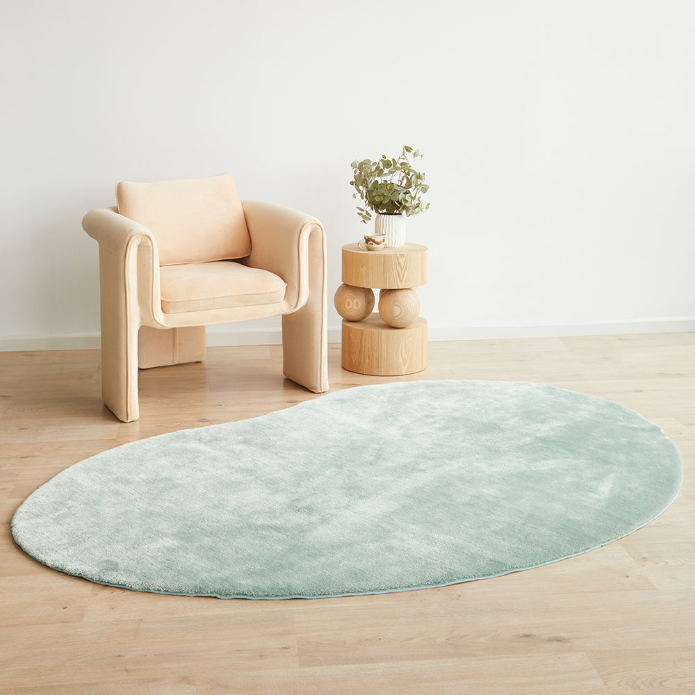 Mint Green Washable Rug