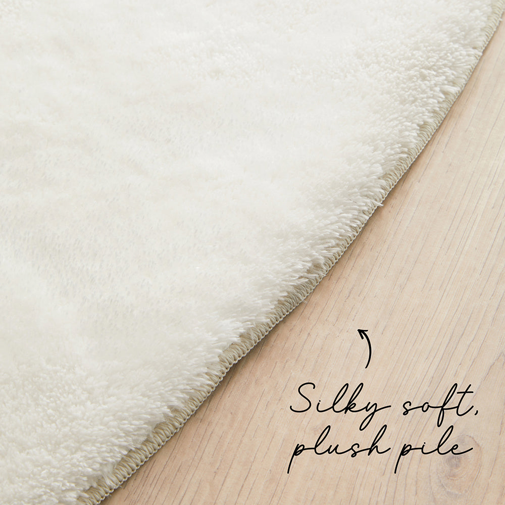 Snow White Washable Rug