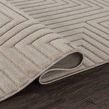 Art Deco Sandy Beige Rug