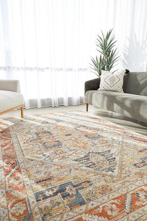Estate Shamba Rust Transitional Rug - Lost Design Society