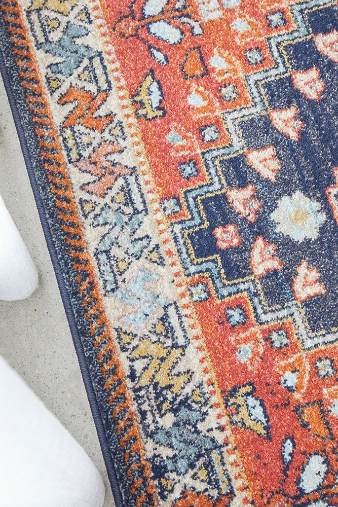 Estate Shamba Navy Transitional Rug