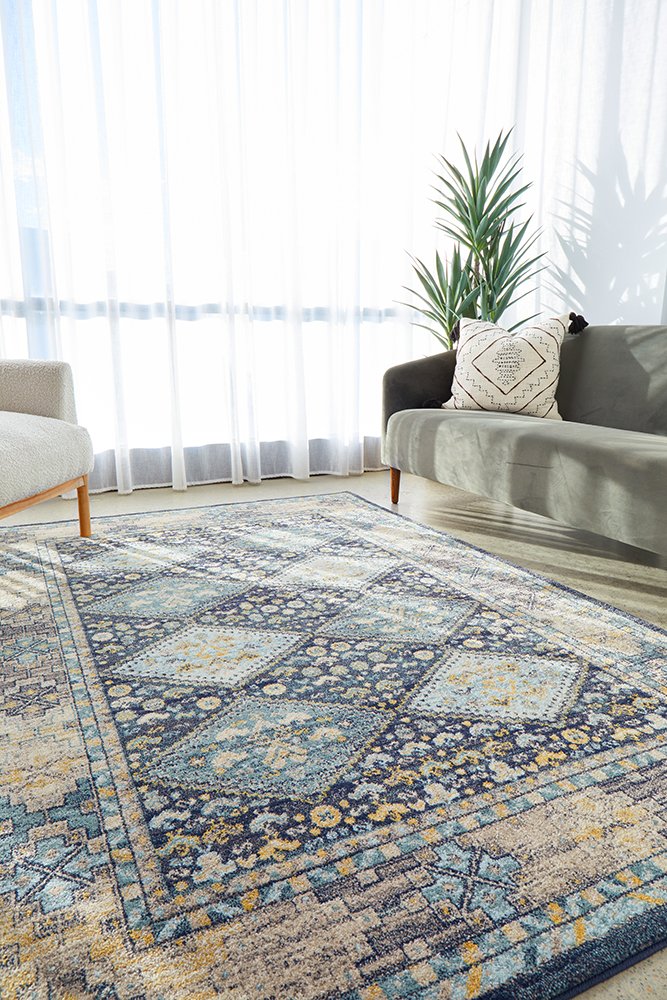 Estate Tope Navy Transitional Rug