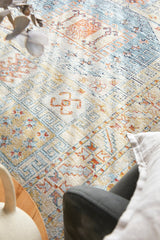 Estate Sky Blue Transitional Rug