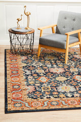 Estate Hacienda Navy Transitional Rug