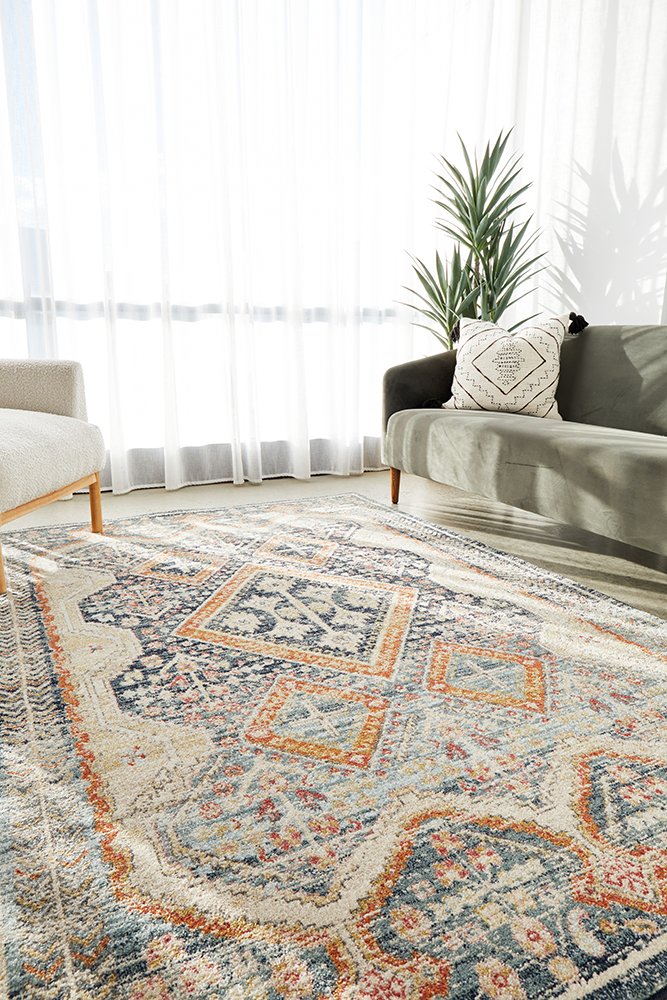 Estate Manse Navy Transitional Rug