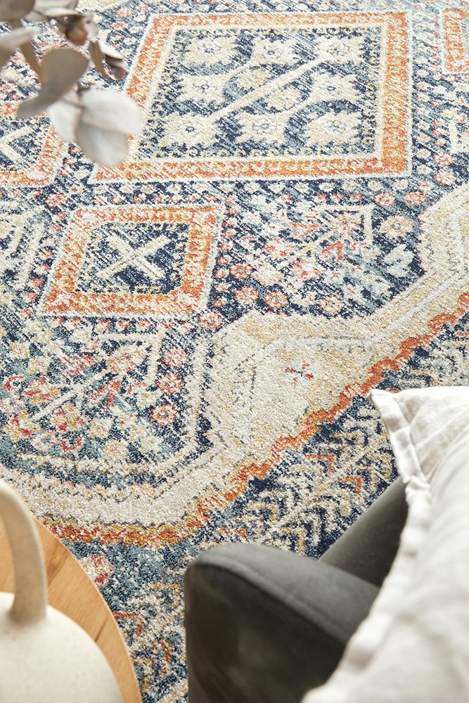 Estate Manse Navy Transitional Rug