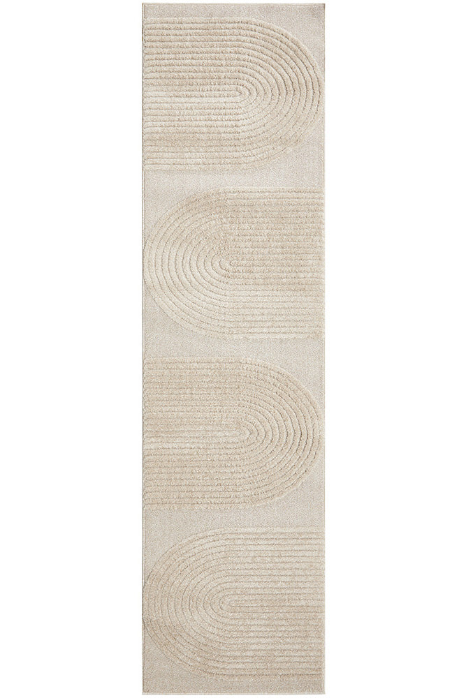 Astria Beige Arch Texture Rug