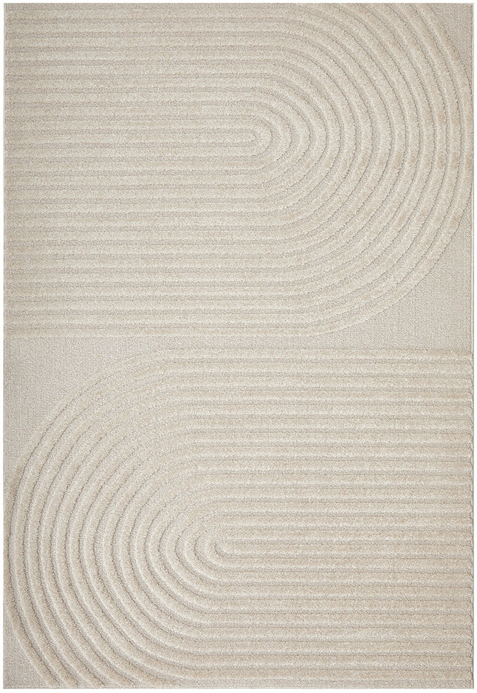 Astria Beige Arch Texture Rug