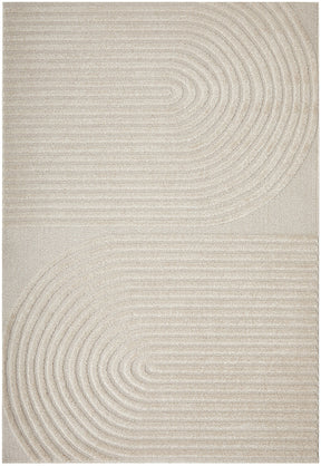 Astria Beige Arch Texture Rug - Lost Design Society