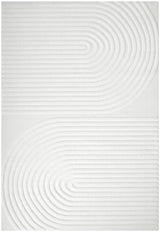Astria White Arch Texture Rug – Lost Design Society Rugs