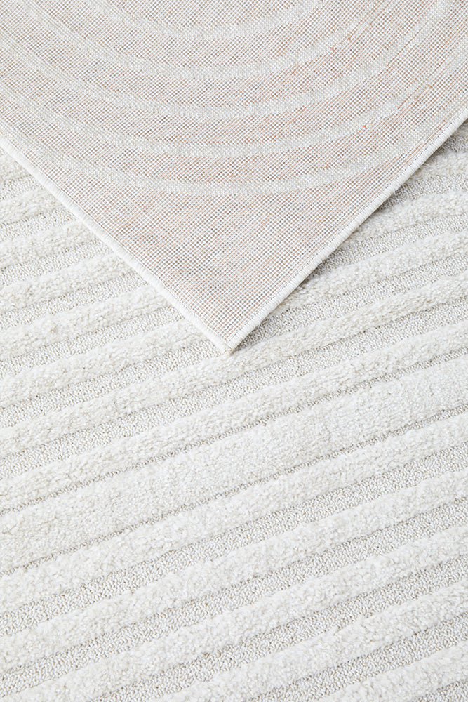 Astria White Arch Texture Rug