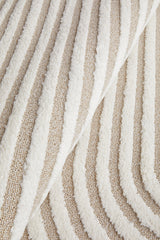 Astria Mid-Century Beige & White Rug