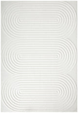 Astria Mid-Century White Rug