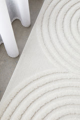 Astria Mid-Century White Rug