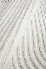 Astria Mid-Century White Rug