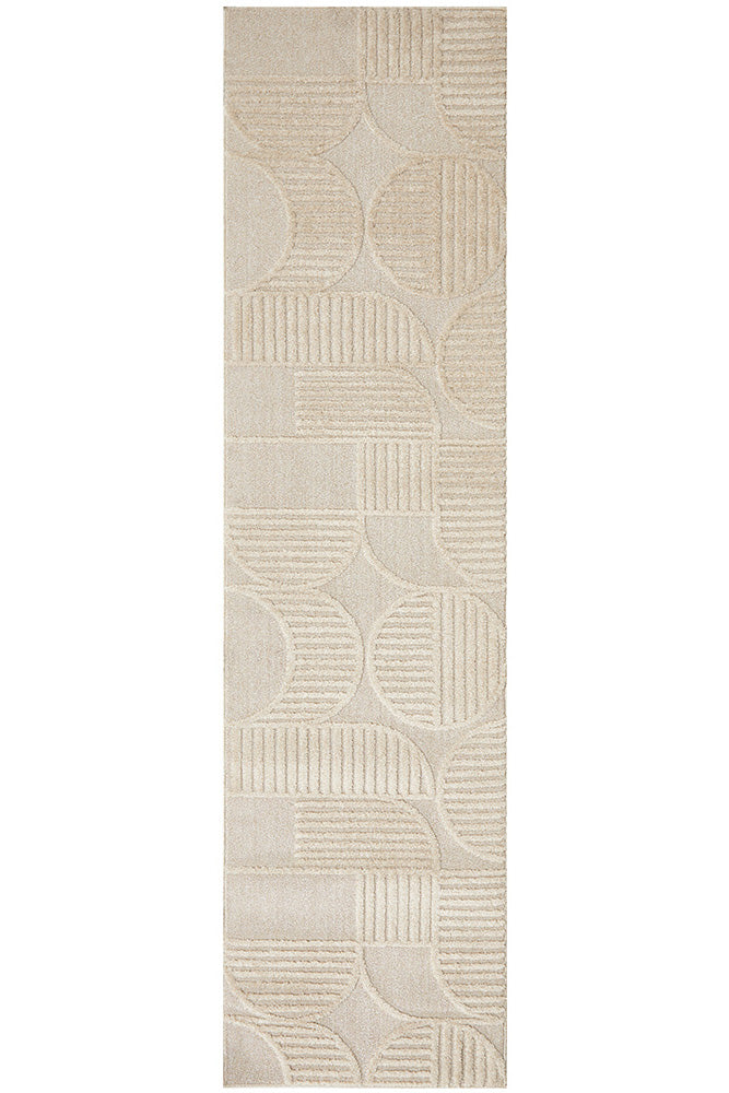 Astria Art Deco Beige Rug