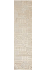 Astria Art Deco Beige Rug