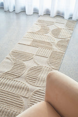 Astria Art Deco Beige Rug