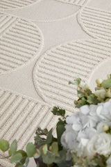 Astria Art Deco Beige Rug