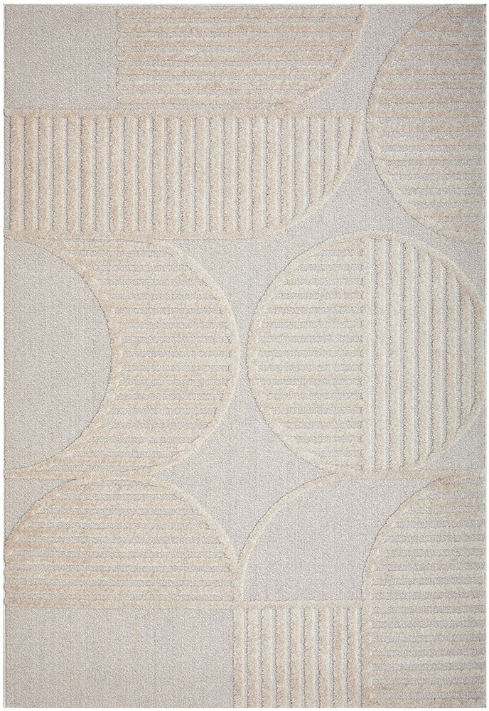 Astria Art Deco Beige Rug