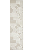 Astria Art Deco Beige & White Rug