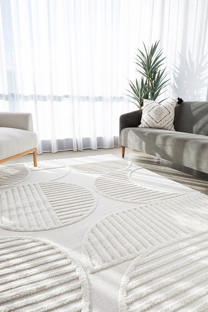 White Decor Rug Astria Art Deco White Rug – Lost Design Society Rugs