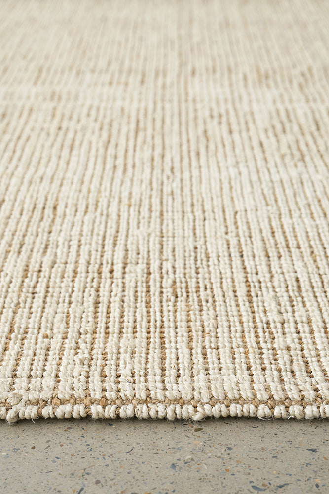 Bengal Mara White Jute Rug