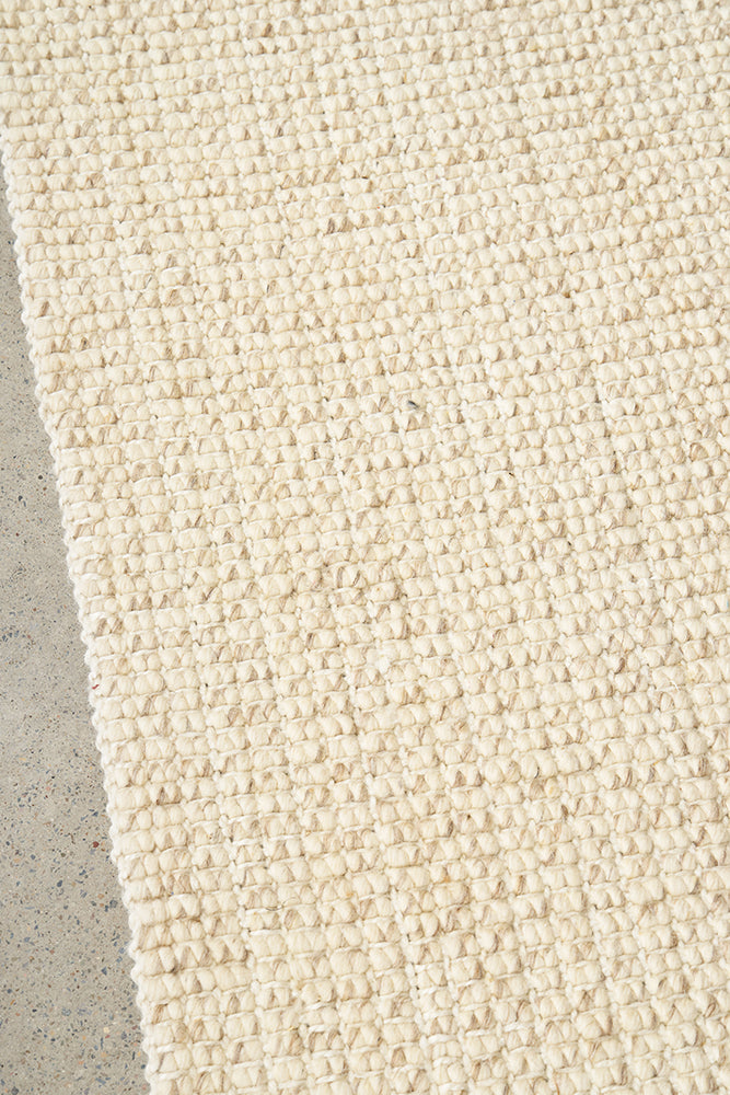 Bengal Hudson Cream Wool And Jute Rug